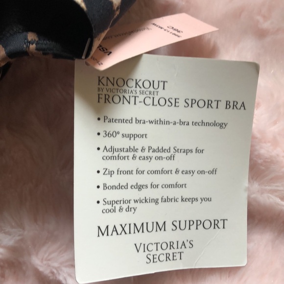 VICTORIA’S SECRET FRONT-CLOSE SPORT BRA - Picture 8 of 8